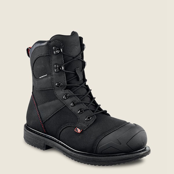 Red Wing Safety Bot Erkek - Maxbond - 8-Inch Waterproof Toe - Siyah - 95JLNYFXW